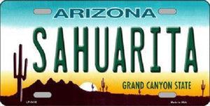 Sahuarita Arizona Novelty Metal License Plate