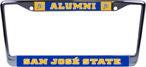 San José State University Alumni Chrome License Plate Frame