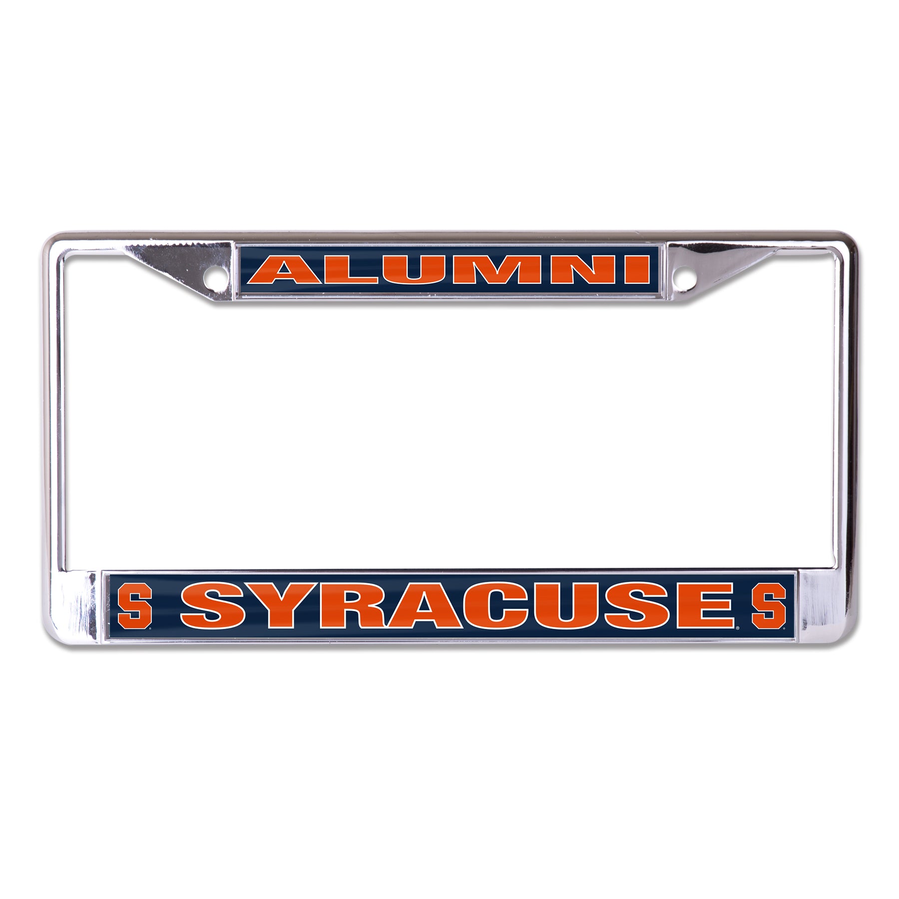 Syracuse University Alumni Chrome License Plate Frame