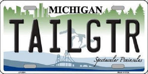 Tailgtr Michigan Novelty Metal License Plate