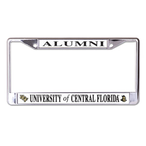 University of Central Florida Alumni Chrome License Plate Frame