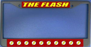The Flash Black Chrome License Plate Frame